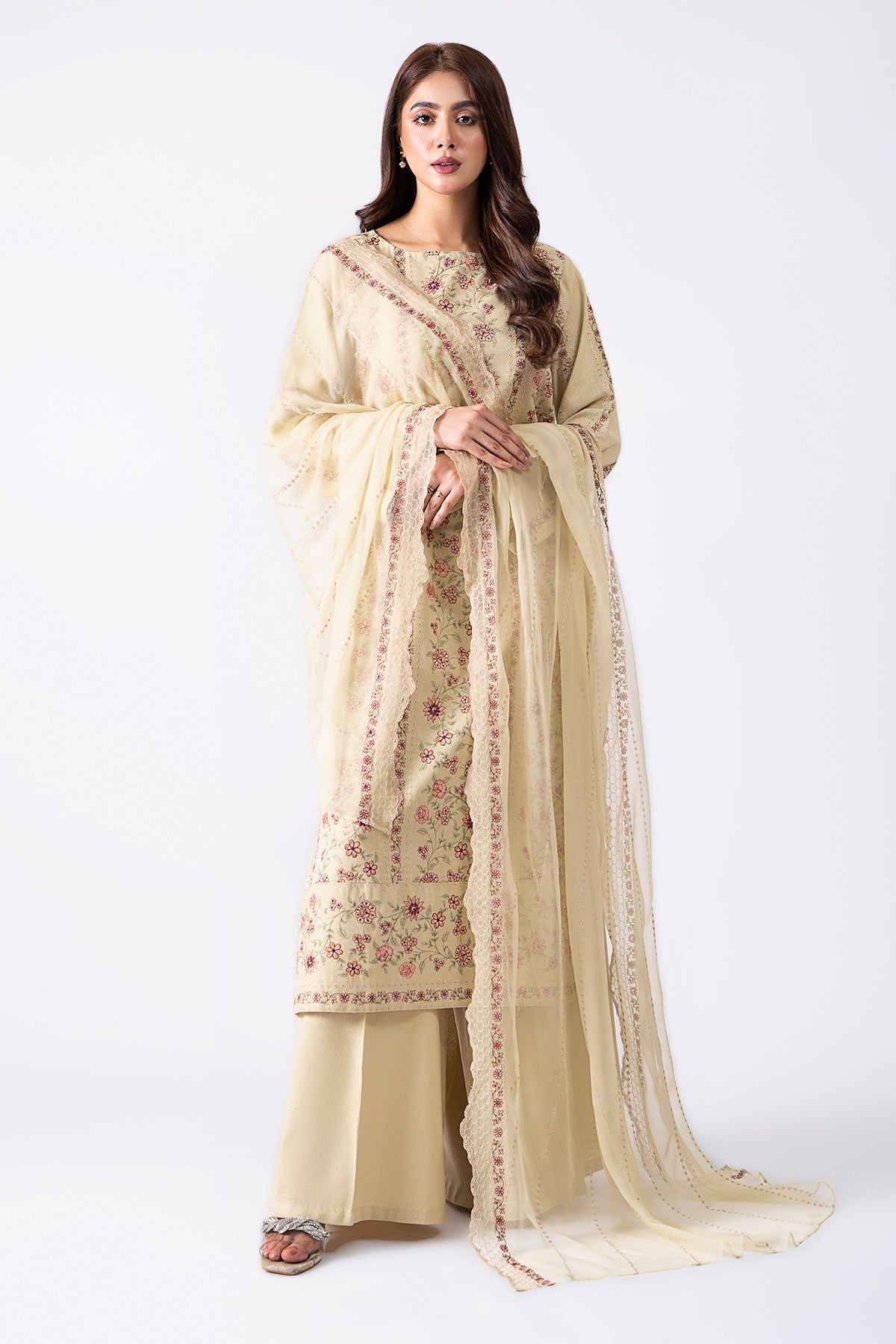 Kayseria - 3 Piece Cotton Karandi Suit