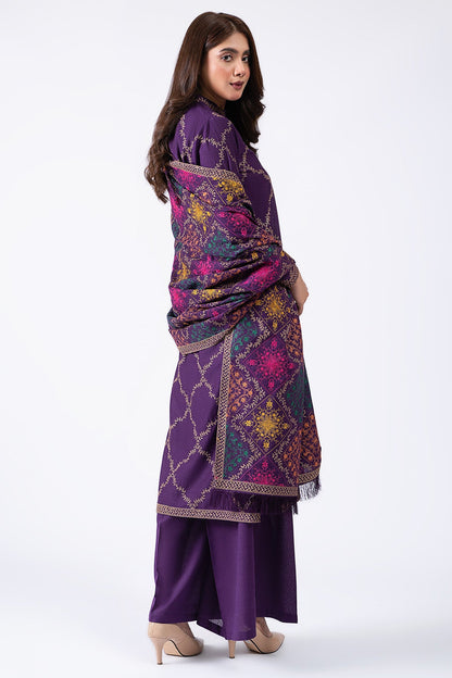 Kayseria - 3 Piece Viscose Karandi Suit