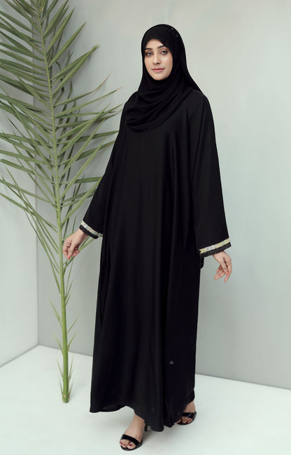 Hareer - ETOILE NOIR SWAROVSKI STONE WORK ABAYA