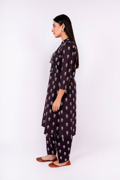 Kayseria - 1 Piece Malmal Shalwar