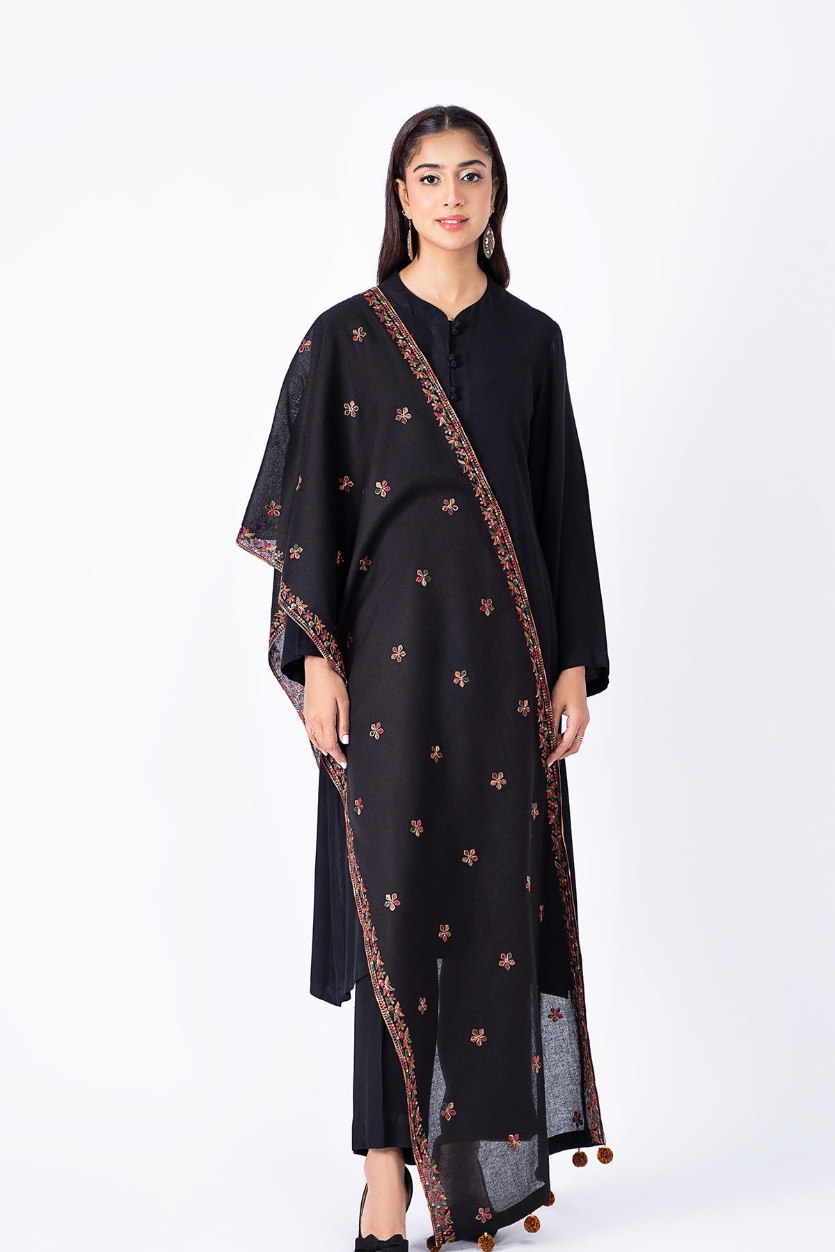 Kayseria - 1 Piece Khaddar Stoler