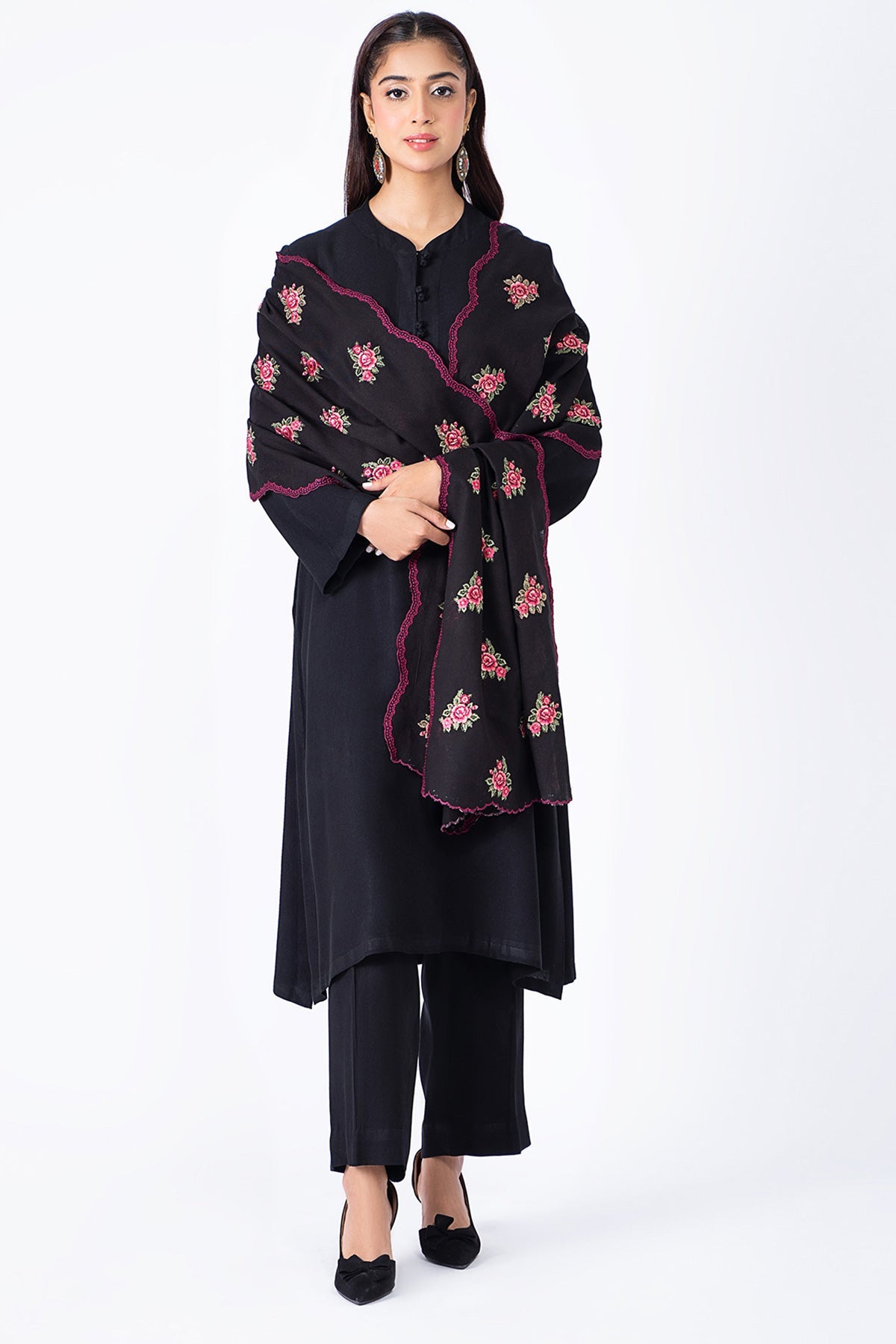 Kayseria - 1 Piece Khaddar Stoler