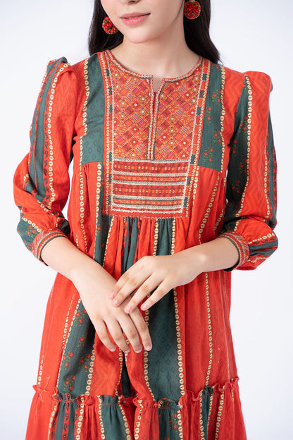 Kayseria - 1 Piece  Khaddar Frock