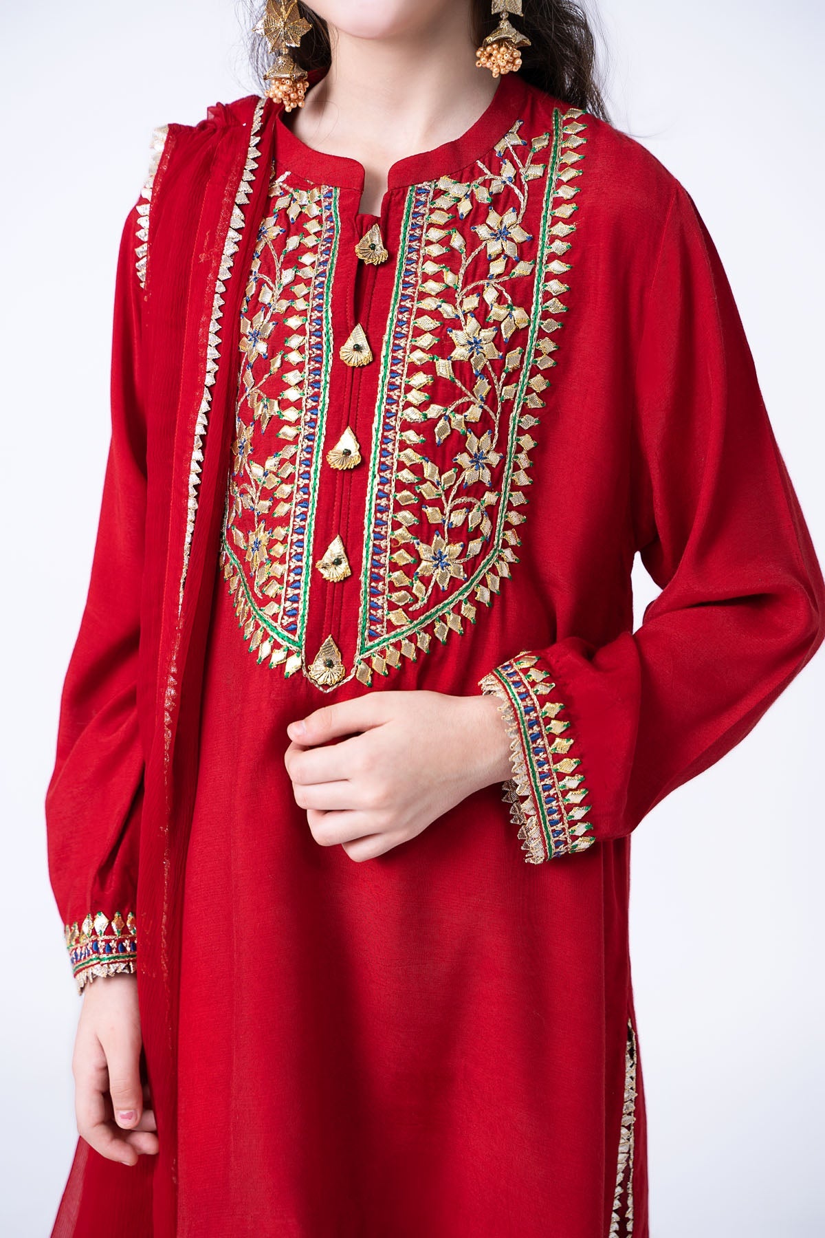 Kayseria - 3 Piece Cotton Silk Suit