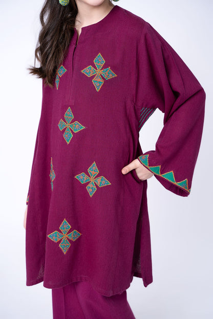 Kayseria - 2 Piece Khaddar Shirt & Shalwar