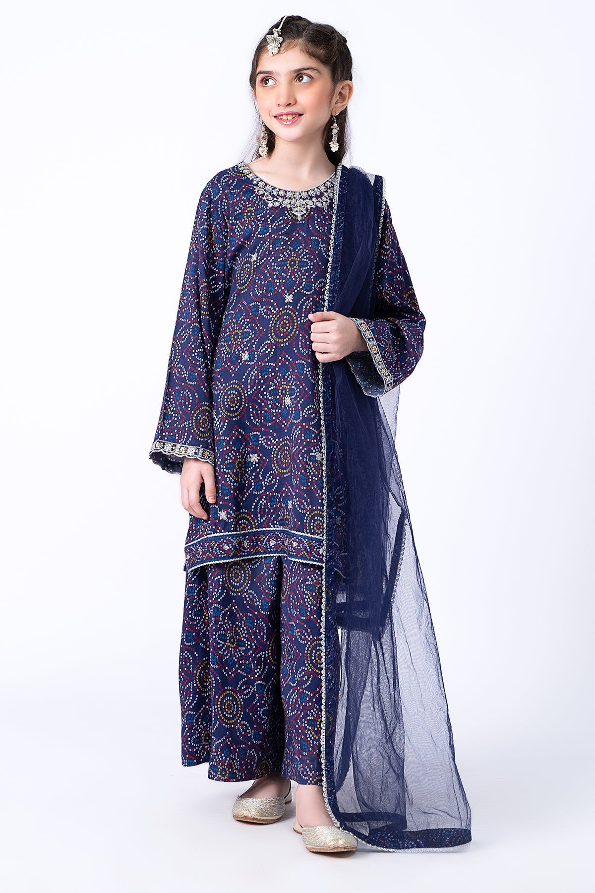 Kayseria - 3 Piece Raw Silk Suit