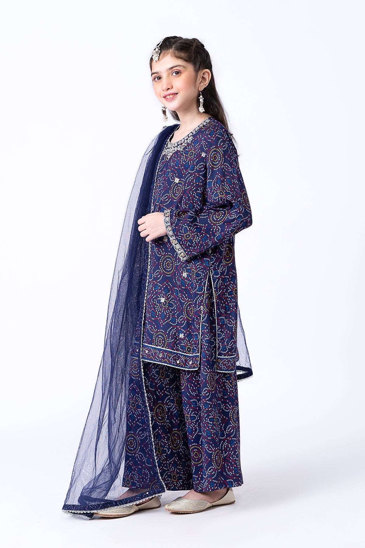 Kayseria - 3 Piece Raw Silk Suit