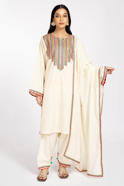 Kayseria - 3 Piece Cotton Lawn Suit