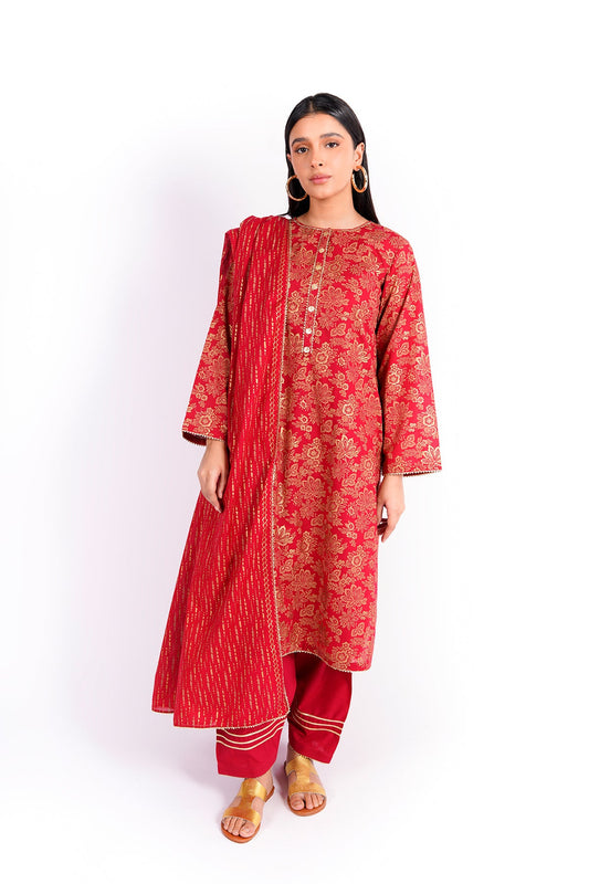 Kayseria - 3 Piece Cotton Lawn Suit