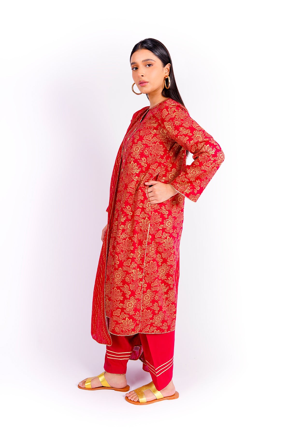 Kayseria - 3 Piece Cotton Lawn Suit