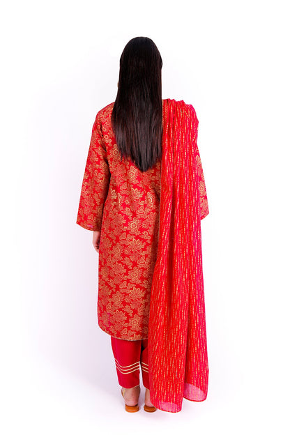 Kayseria - 3 Piece Cotton Lawn Suit