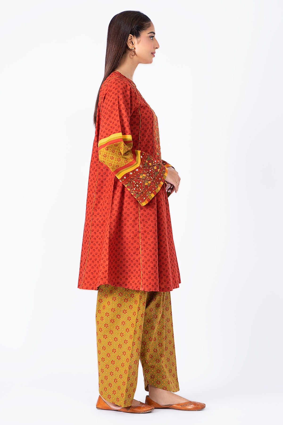 Kayseria - 2 Piece Khaddar Shirt & Shalwar