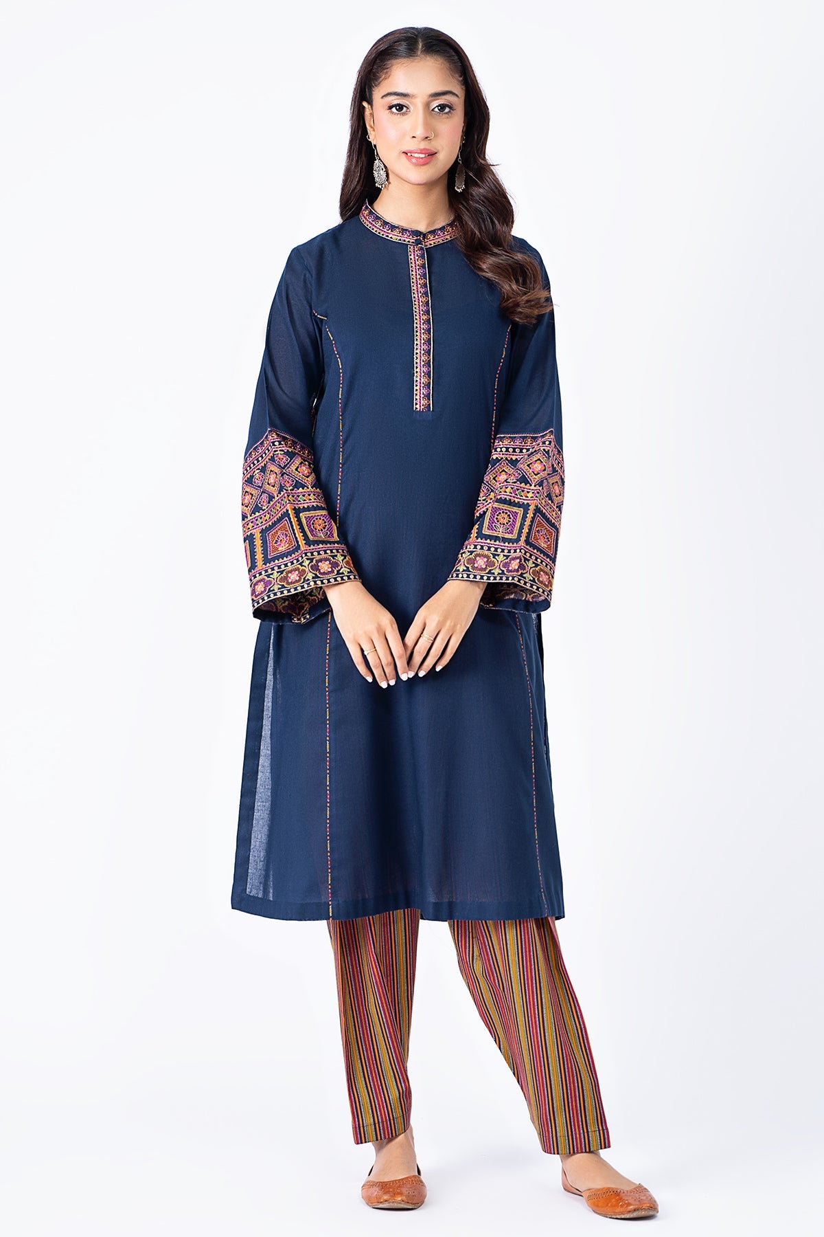 Kayseria - 2 Piece Khaddar Shirt & Shalwar