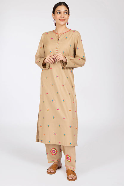 Kayseria - 2 Piece Khaddar Shirt & Shalwar