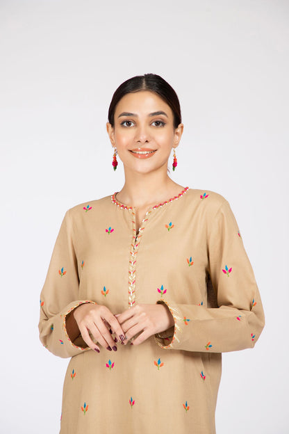 Kayseria - 2 Piece Khaddar Shirt & Shalwar