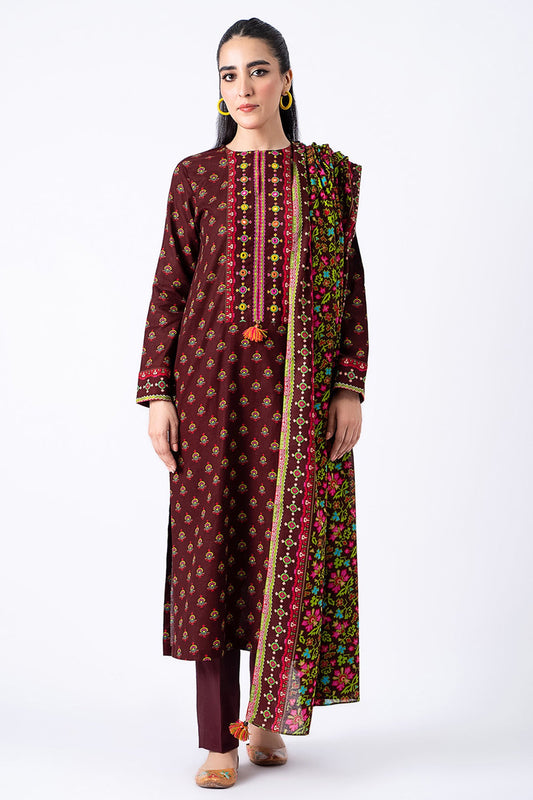 Kayseria - 3 Piece Khaddar Suit