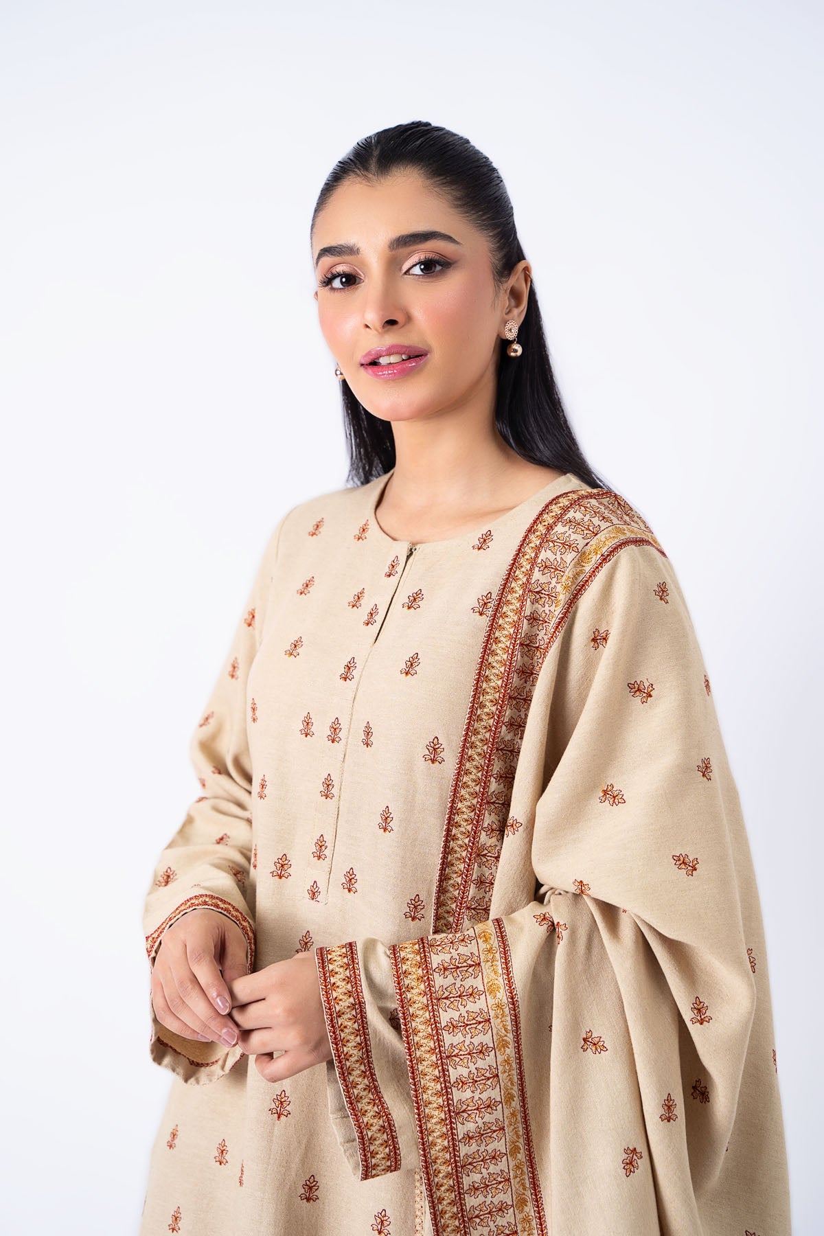 Kayseria - 3 Piece Cotton Karandi Suit