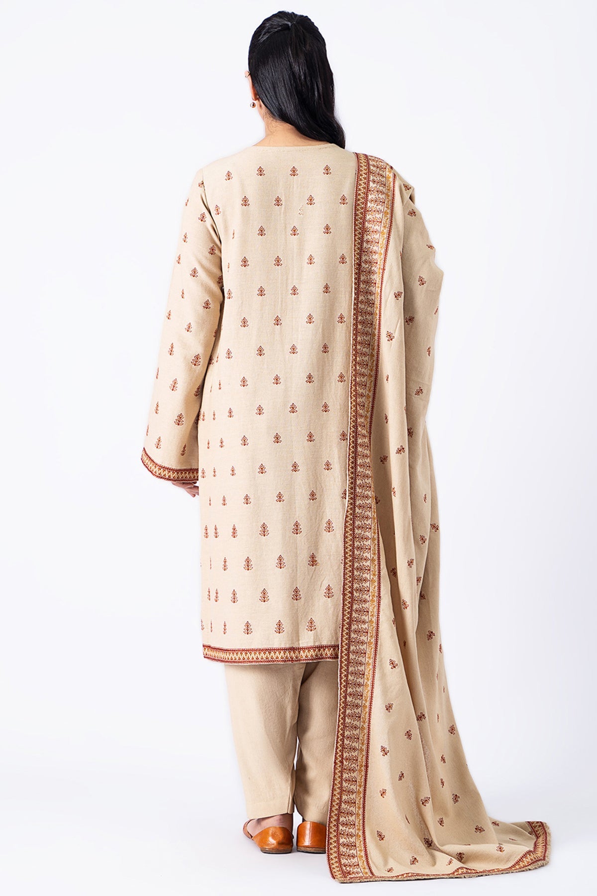 Kayseria - 3 Piece Cotton Karandi Suit