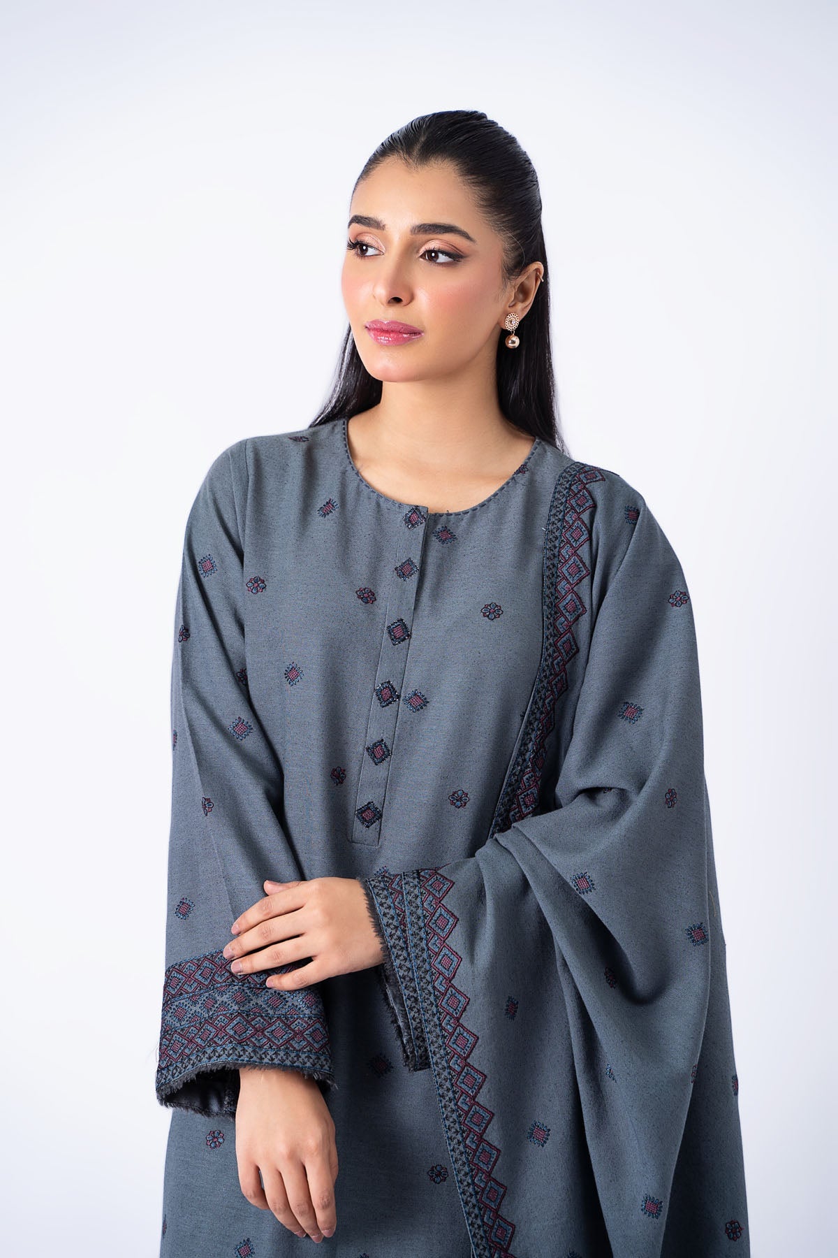 Kayseria - 3 Piece Cotton Karandi Suit