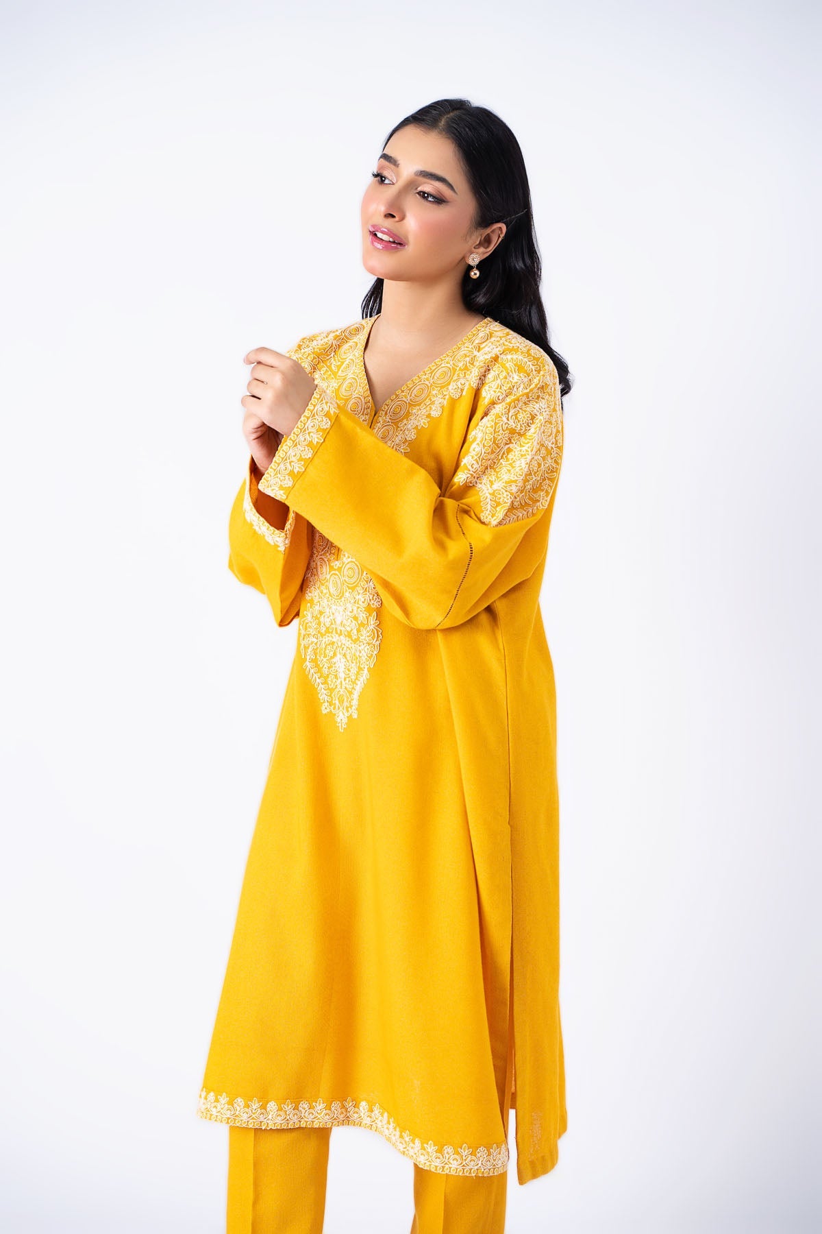 Kayseria - 2 Piece Cotton Karandi Shirt & Trouser