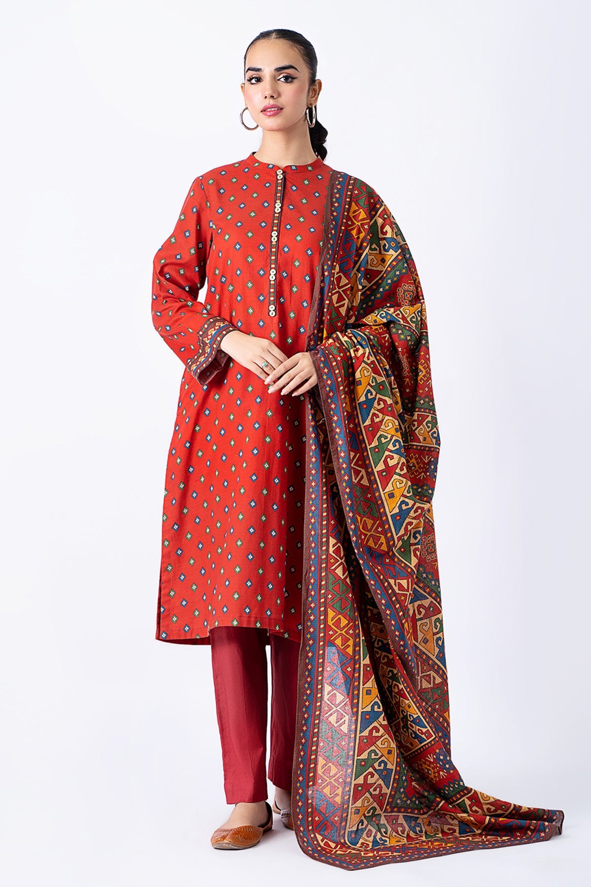 Kayseria - 3 Piece Khaddar Suit