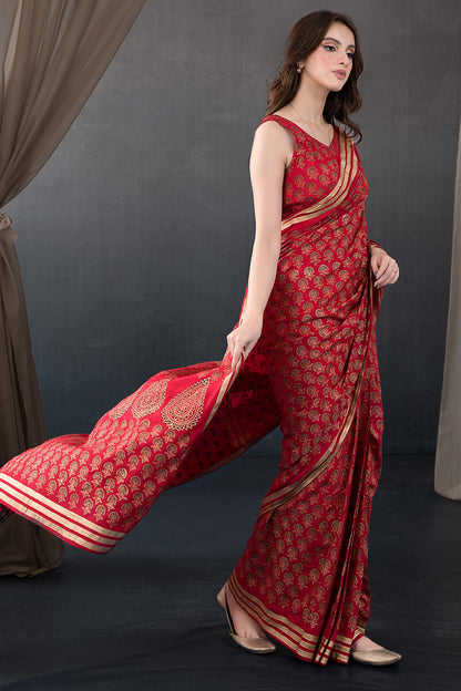 Kayseria - 3 Piece Thai Silk Saree