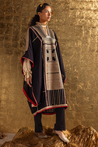 Kayseria - 2 Piece Viscose Karandi Shirt & Shalwar