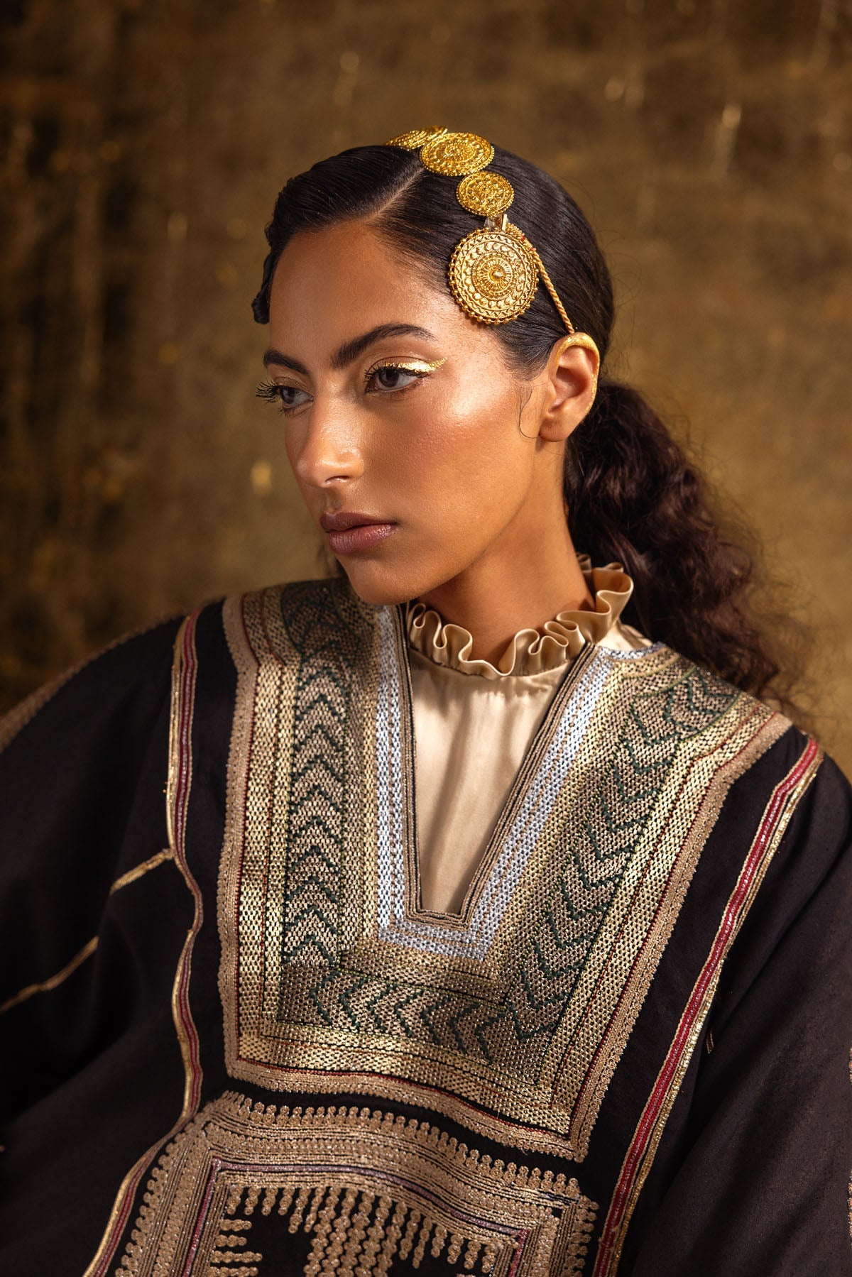 Kayseria - 2 Piece Viscose Karandi Shirt & Shalwar