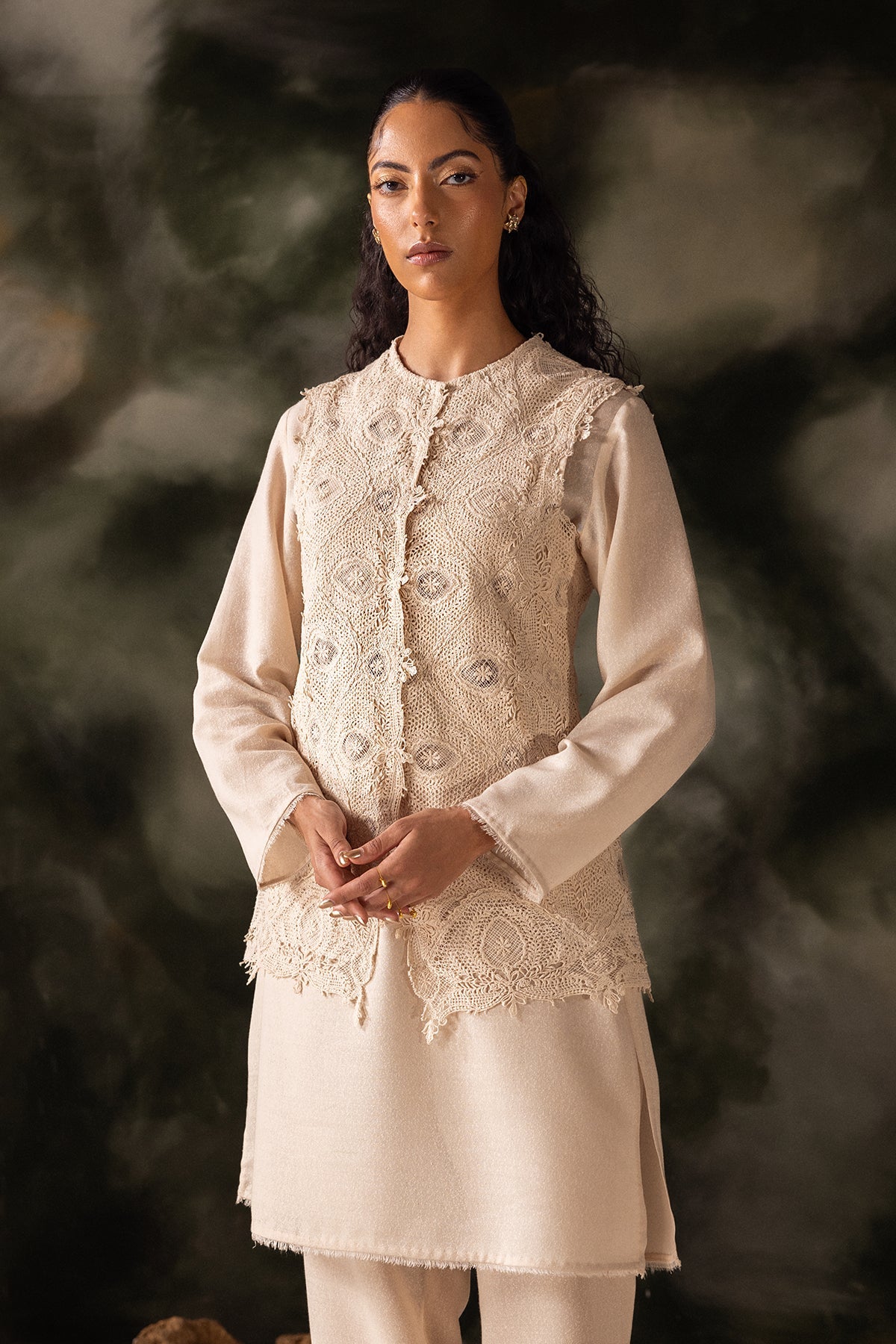 Kayseria - Dur-E-Najaf- 1 Piece Malmal Coat