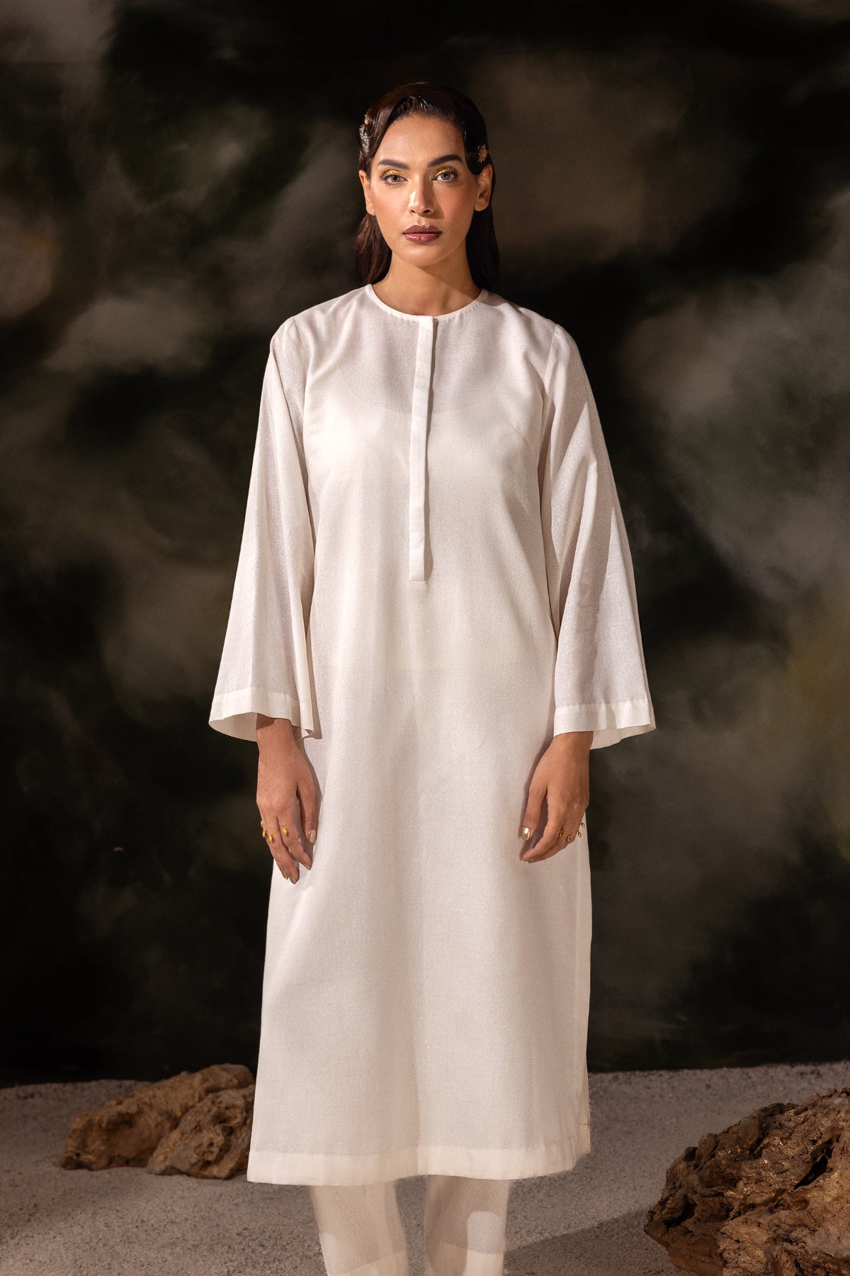 Kayseria - Gohar-E-Soyem- 2 Piece Viscose Karandi Shirt & Shalwar