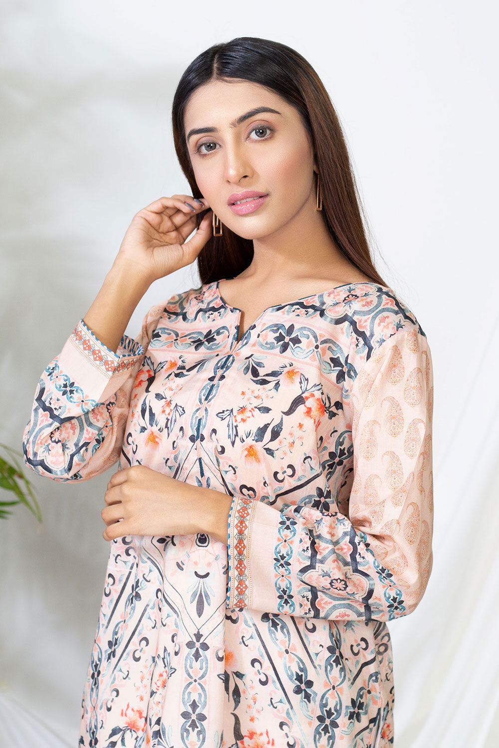 Lyla - Printed Lawn Kurta (LP21013B)