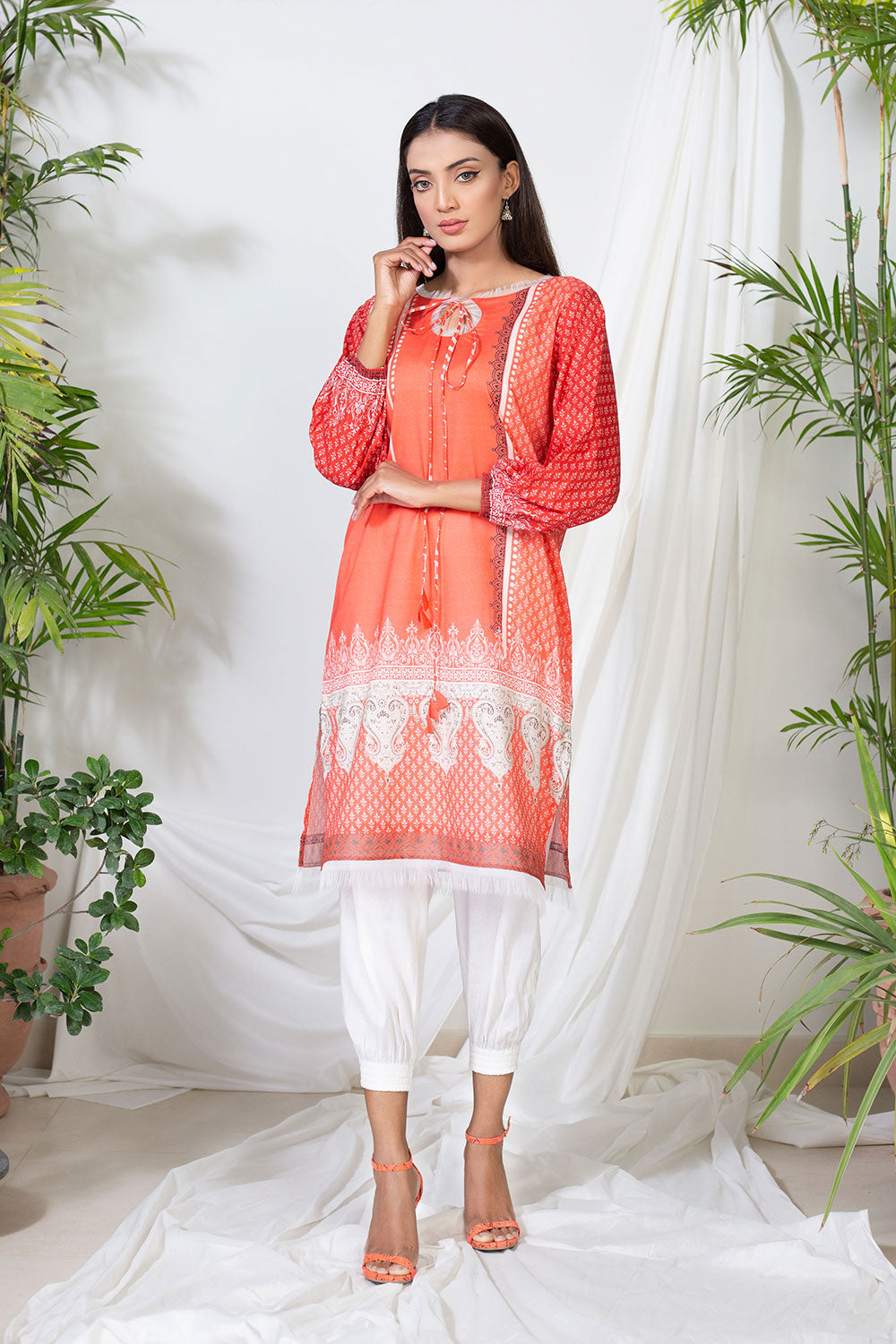 Lyla - Printed Lawn Kurta (LP21012A)