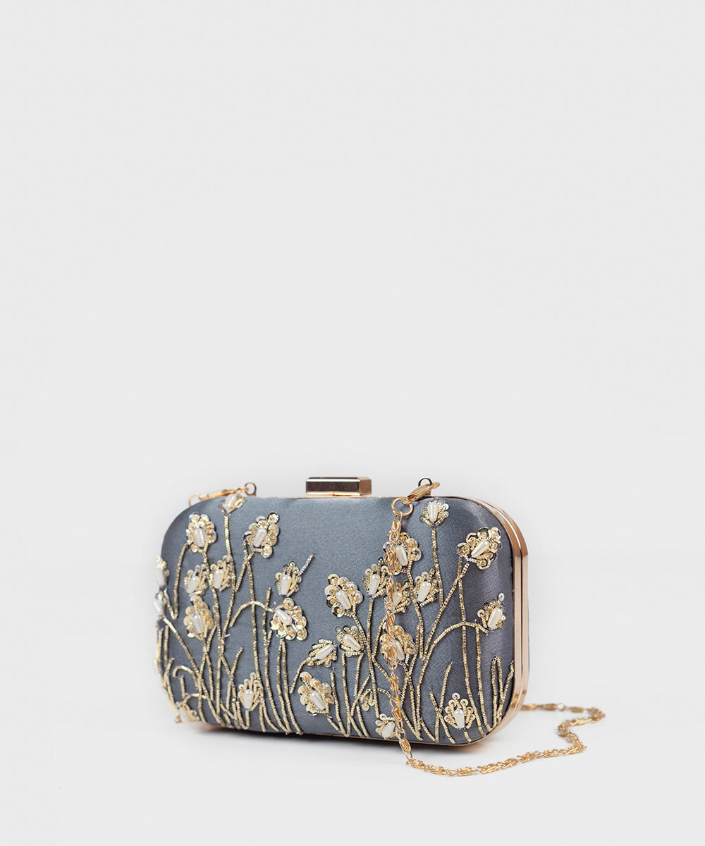 Sapphire - Embellished Clutch