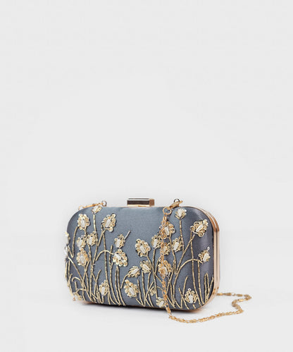 Sapphire - Embellished Clutch
