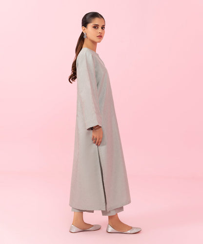 Sapphire - 2 Piece - Solid Jacquard Suit