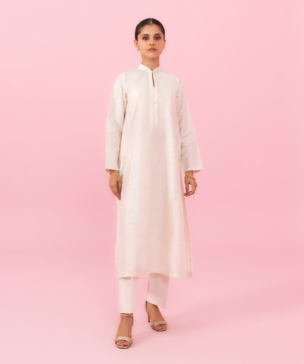Sapphire - Solid Jacquard Shirt