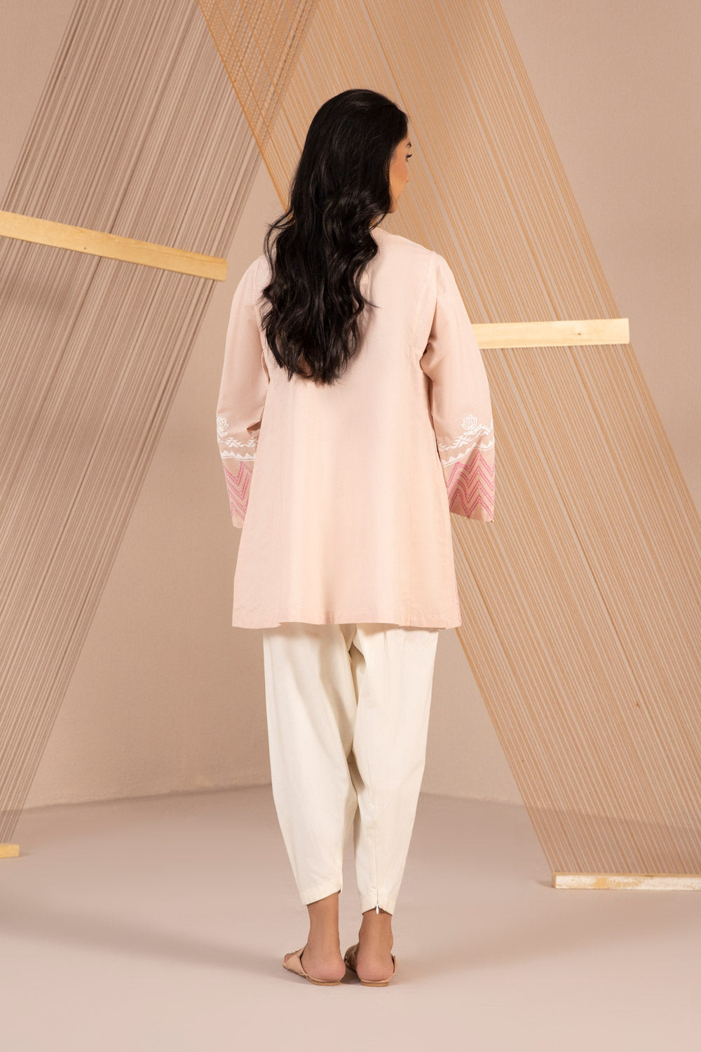 Sapphire - Embroidered Recycled Cotton Shirt