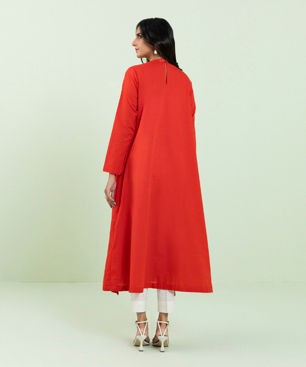 Sapphire - Recycled Cotton Flared Shirt