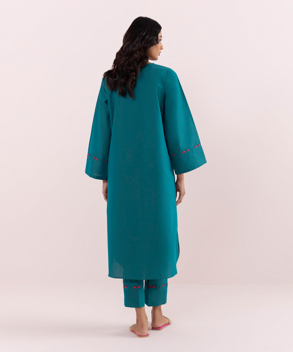 Sapphire - 2 Piece - Solid Cotton Suit