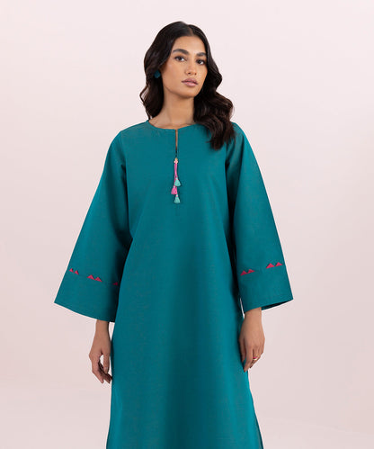 Sapphire - 2 Piece - Solid Cotton Suit