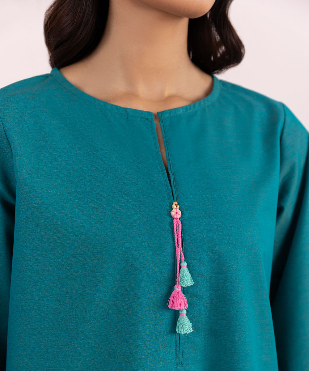 Sapphire - 2 Piece - Solid Cotton Suit
