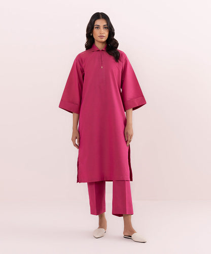 Sapphire - 2 Piece - Solid Cotton Suit