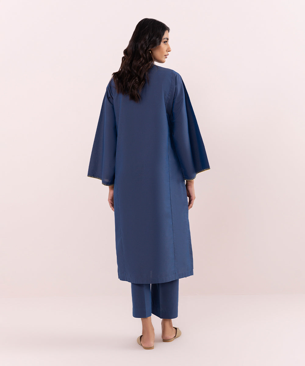 Sapphire - 2 Piece - Solid Cotton Suit