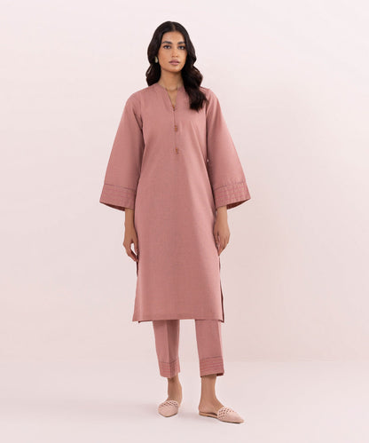 Sapphire - 2 Piece - Solid Cotton Suit