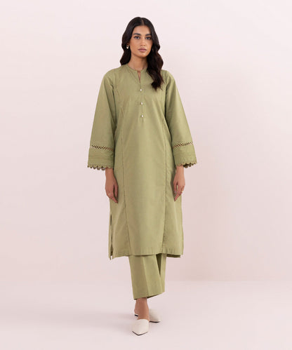 Sapphire - 2 Piece - Solid Cotton Suit