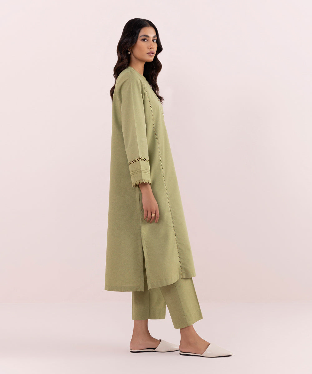 Sapphire - 2 Piece - Solid Cotton Suit
