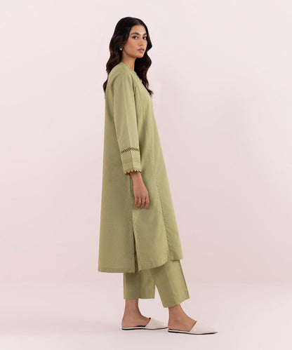 Sapphire - 2 Piece - Solid Cotton Suit