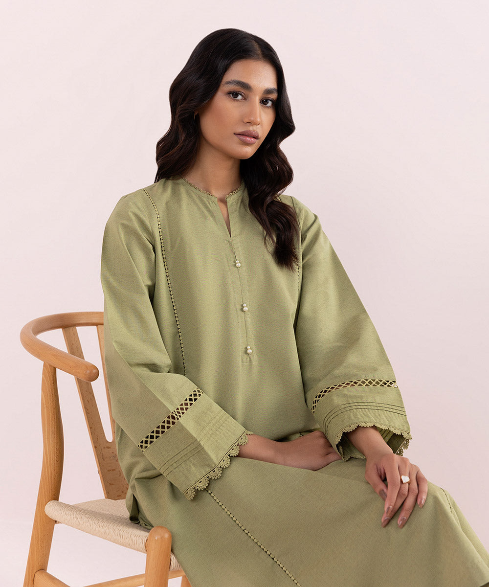 Sapphire - 2 Piece - Solid Cotton Suit