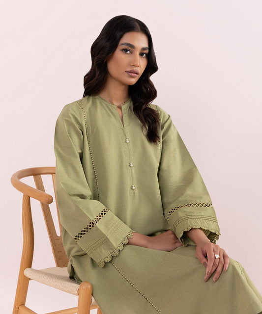 Sapphire - 2 Piece - Solid Cotton Suit