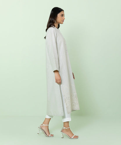 Sapphire - Embroidered Recycled Cotton Shirt